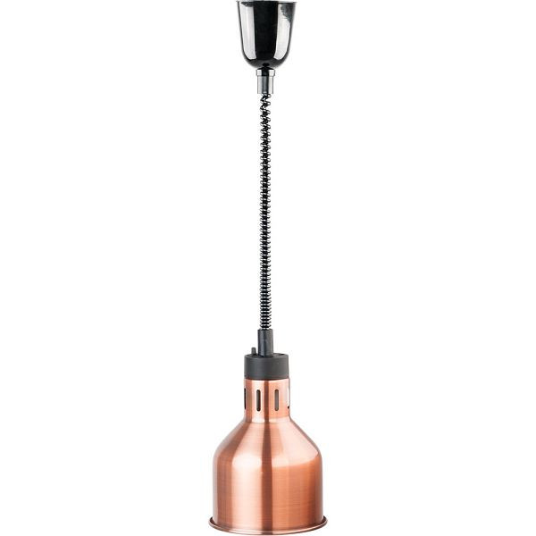 Lámpara de calor Stalgast para montaje en techo, bronce, 0,25 kW, Ø 173 mm, BB0106003