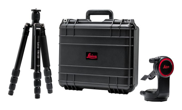 Adaptador Leica DST 360 con trípode TRI 120 en un estuche robusto para mediciones P2P, 848783