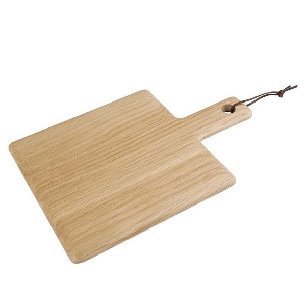 Mesa de servicio OLYMPIA de madera de roble con mango 23 x 23 cm, GM260