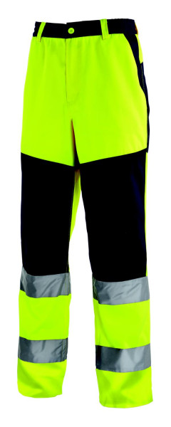 Pantalón de alta visibilidad teXXor ROCHESTER, talla: 64, color: amarillo brillante/azul marino, paquete de 10, 4356-64