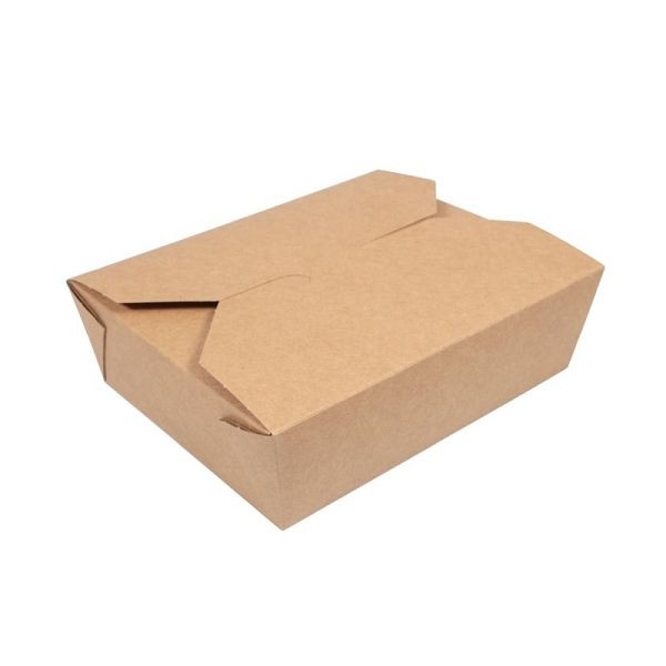 Vegware No.5 Caja de comida de cartón compostable 1L, PU: 150 piezas, GL859