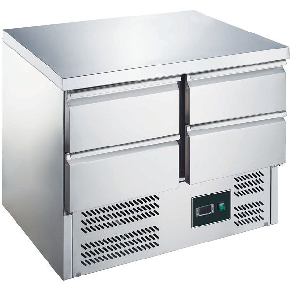 Mesa de refrigeración Saro modelo ES901 S/S Top 0/4, 465-1020