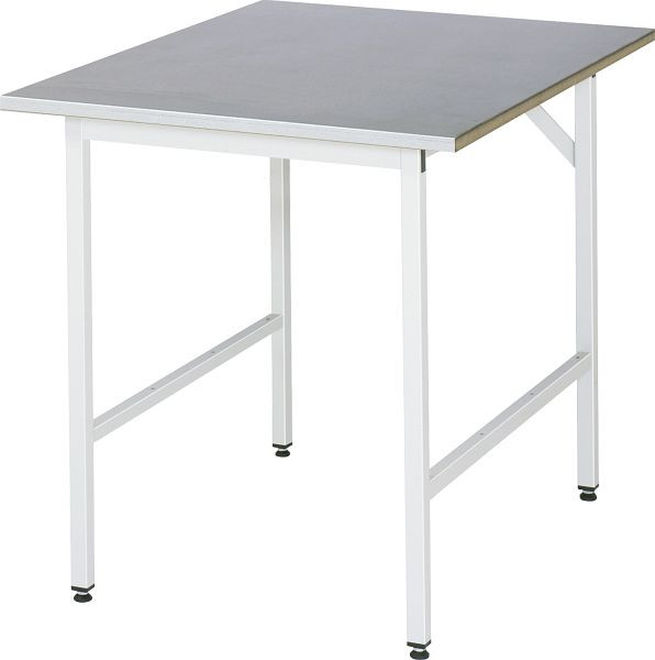 Mesa de trabajo serie RAU Jerry (mesa básica), W750 x D1000 x H800-850 mm, 06-500ES10-07.12