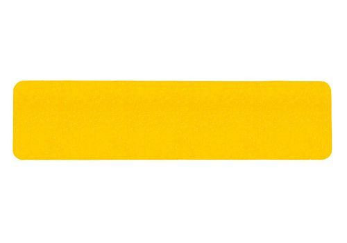 Revestimiento antideslizante DENIOS m2, universal, amarillo, 150 x 610 mm, UE: 10 piezas, 263-681