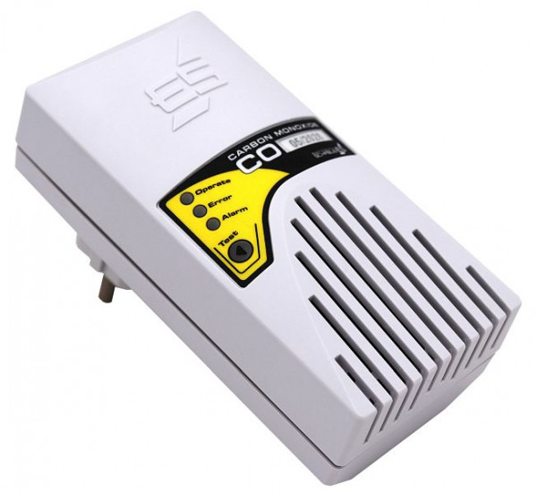 Alarma de gas Schabus GX-C1pro, sensor CO integrado, 300783