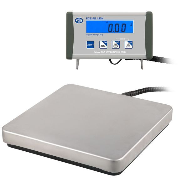 Balanza para paquetes PCE Instruments, rango de pesaje 150 kg, lectura 50 g, USB bidireccional, PCE-PB 150N