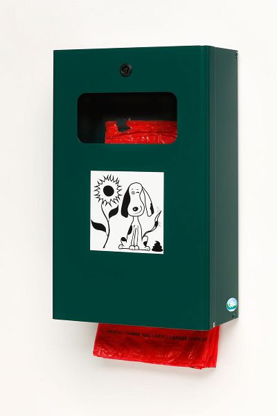 Dispensador de bolsas para excrementos de perros VAR DS 6, verde musgo, 21196