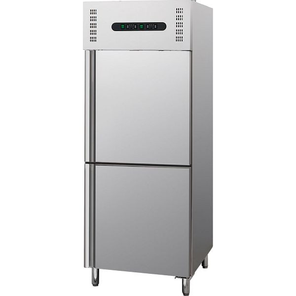 Combinación de frigorífico / congelador Stalgast, 300 + 300 litros, apto para GN 2/1, dimensiones 680 x 800 x 2010 mm (AnxPxAl), KT2505600