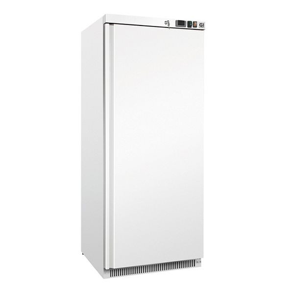 Congelador Gastro-Inox de acero blanco 600 litros, refrigerado estáticamente, capacidad neta 580 litros, 201.101