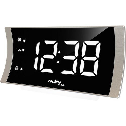 Reloj despertador de cuarzo Technoline, dimensiones: 180 x 96 x 47 mm, WT 494