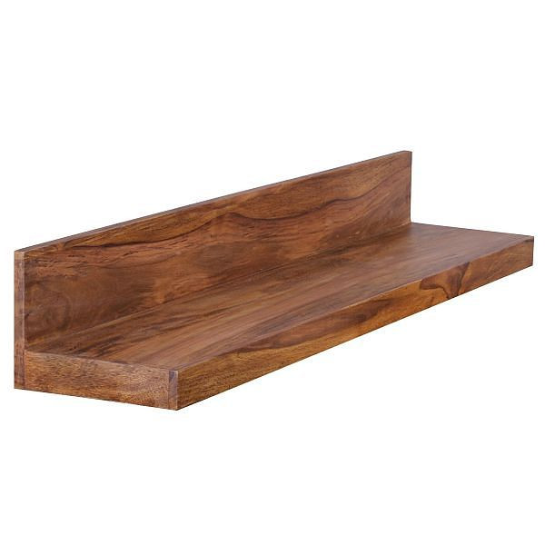 Wohnling estante de pared MUMBAI madera maciza de sheesham 110 cm, estilo rústico, madera auténtica, producto natural, WL1.576