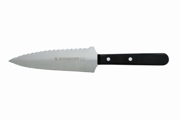 Cortador de tartas con cuchillo y levantador POM con sierra y eje, tamaño: 18 cm, 262602